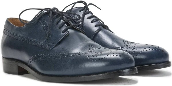 Blue Formal Brogues - Stefano