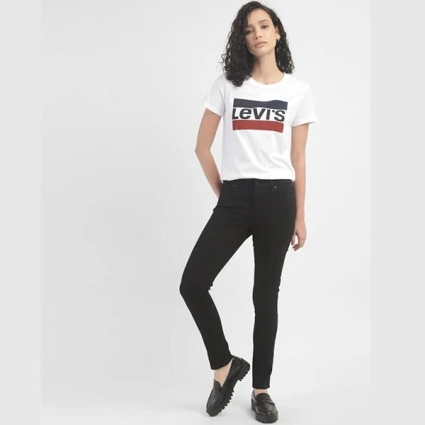 Levis Women Brand Logo Crew Neck T-Shirt